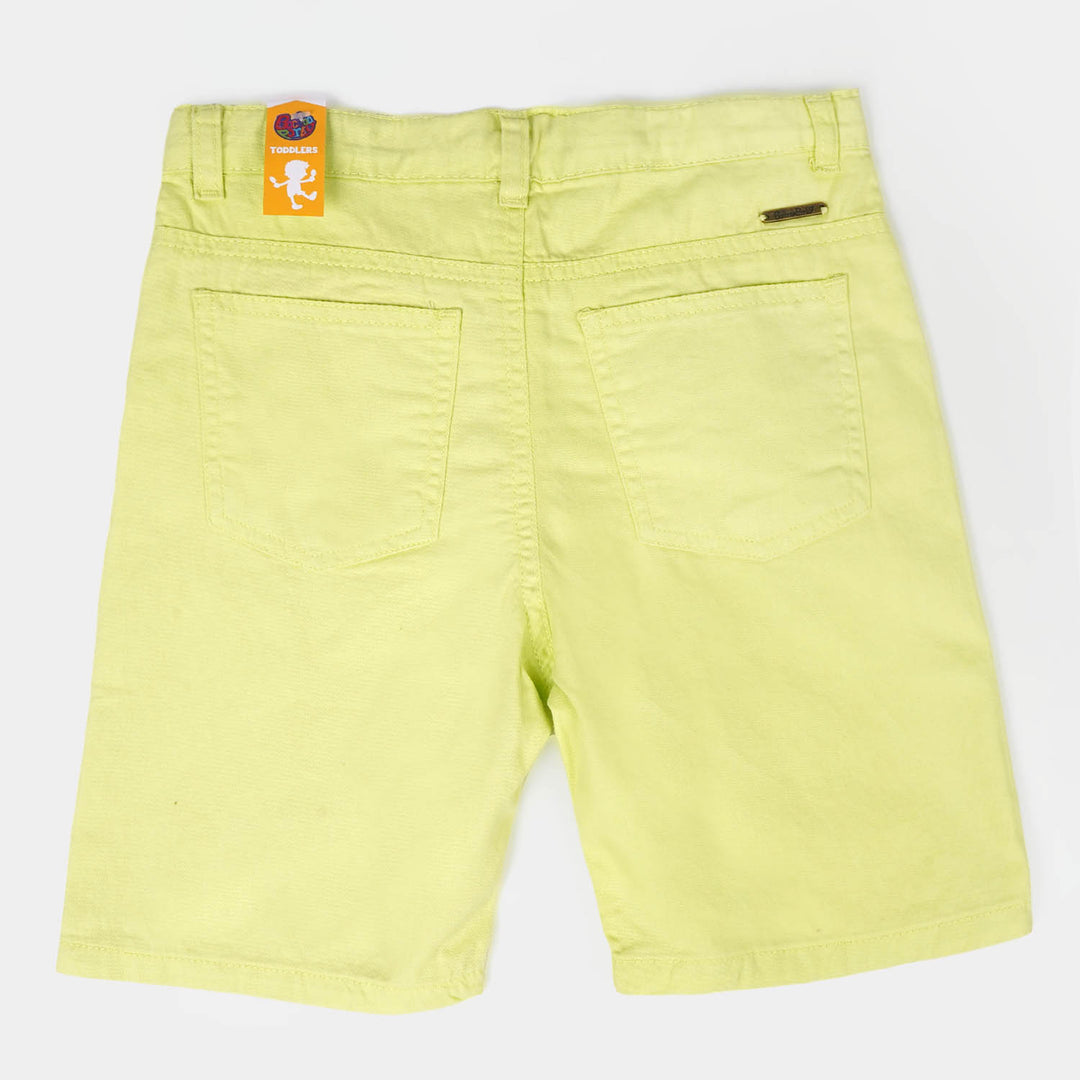 Boys Cotton Short Basic - Sharp Green