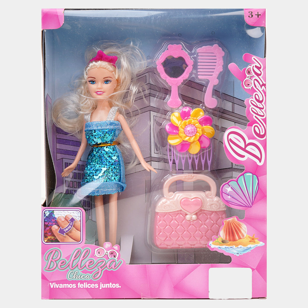 Cute Doll With Accessories For Girls