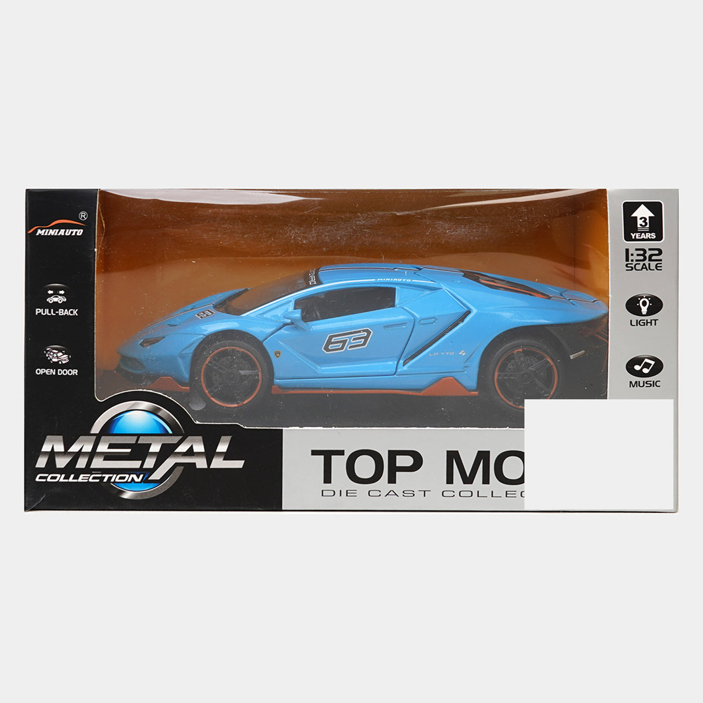 Die-Cast Metal Model Car For Kids