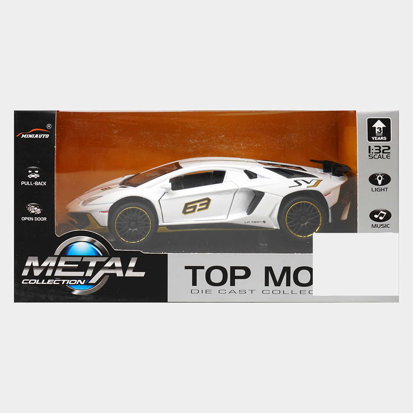 Die-Cast Metal Model Car For Kids