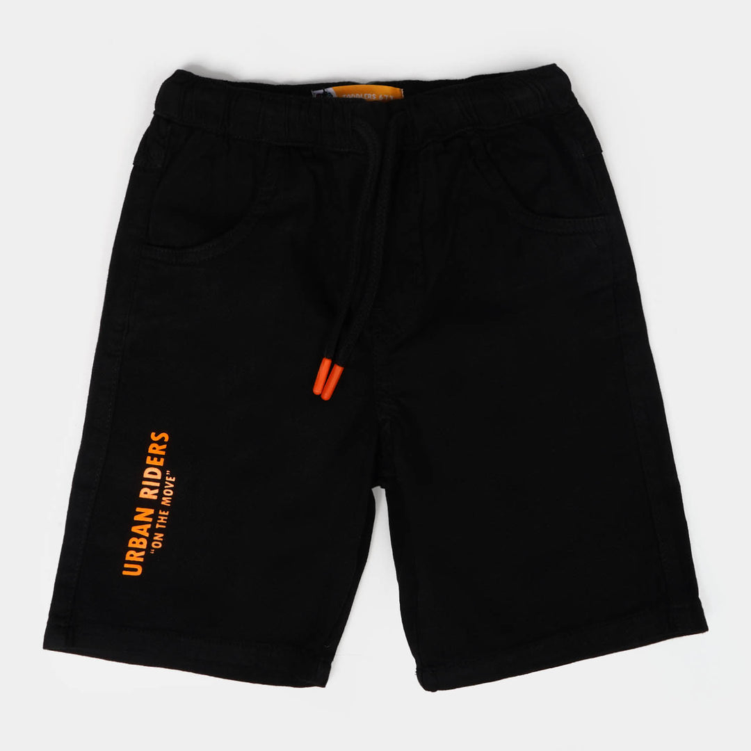 Boys Cotton Short Riders - BLACK