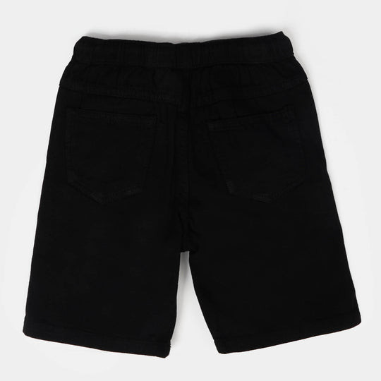 Boys Cotton Short Riders - BLACK