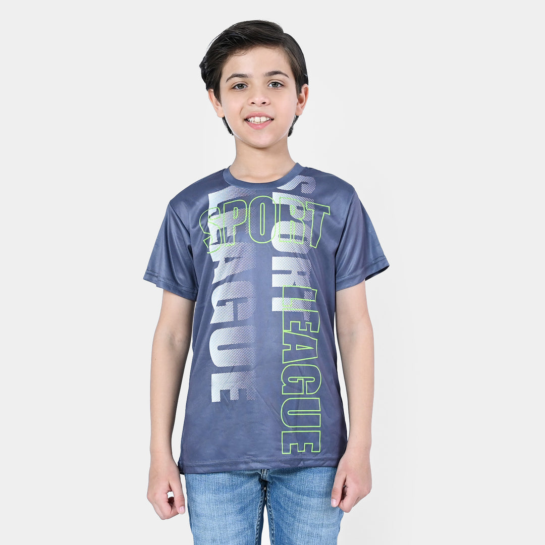 Boys Sport T-Shirt League | GREY