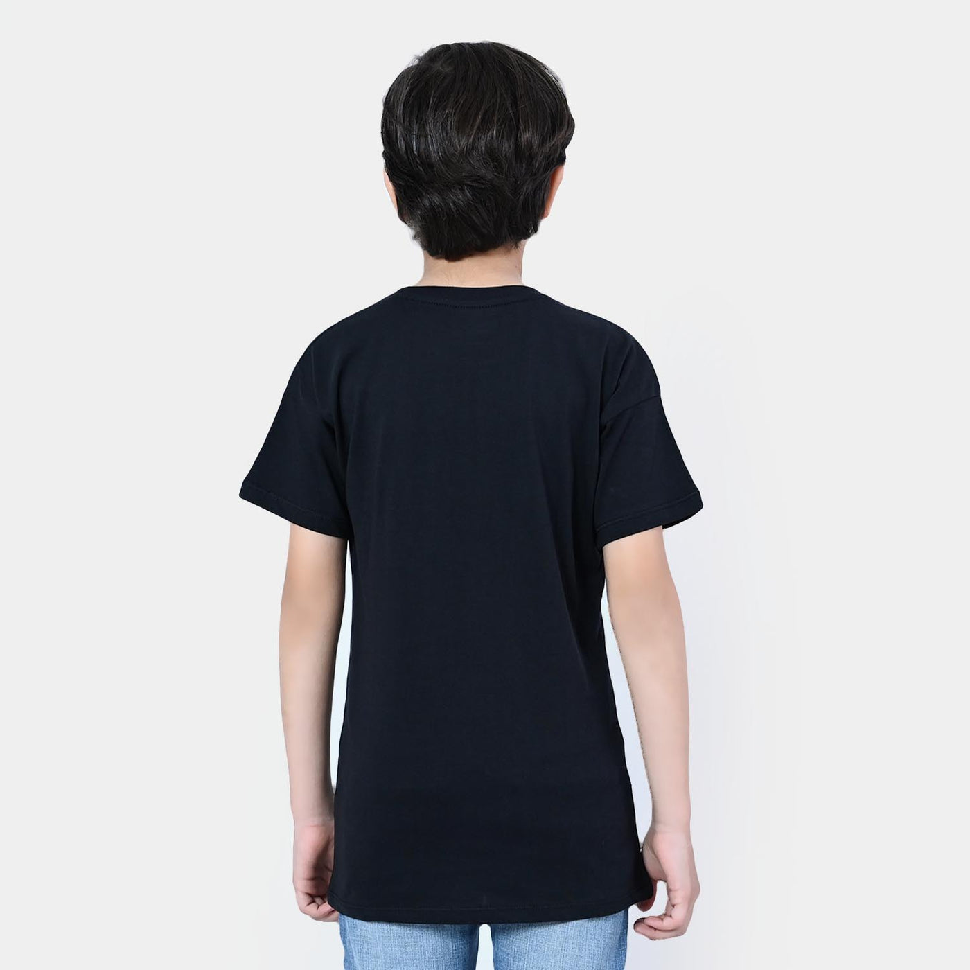 Boys Cotton T-Shirt Nasa | BLACK