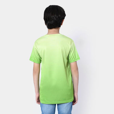 Boys Sport T-Shirt League | Lime