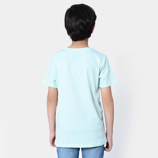 Boys Cotton T-Shirt New Goals | White