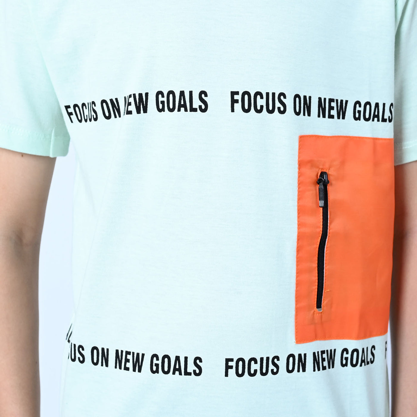 Boys Cotton T-Shirt New Goals | White