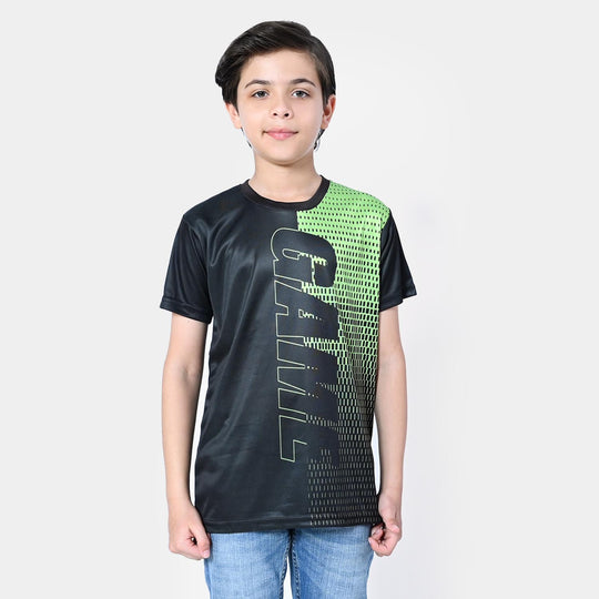 Boys T-Shirt Game| BLACK