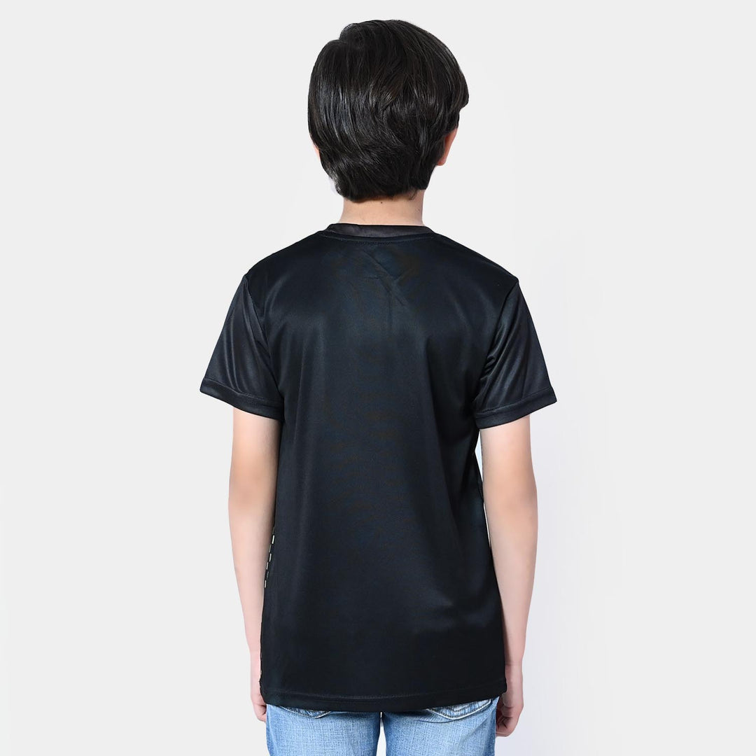 Boys T-Shirt Game| BLACK