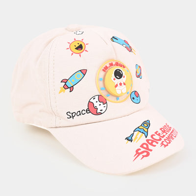 Kids Sun Cap/Hat | White