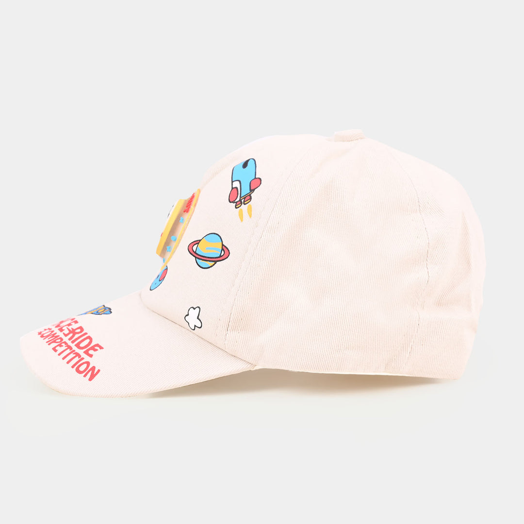 Kids Sun Cap/Hat | White