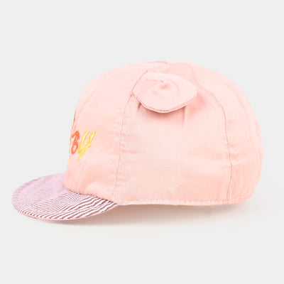 Baby Sun Cap/Hat 3M+ | Peach