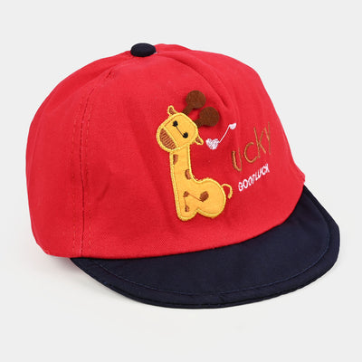 Baby Sun Cap/Hat 6M+ | Red