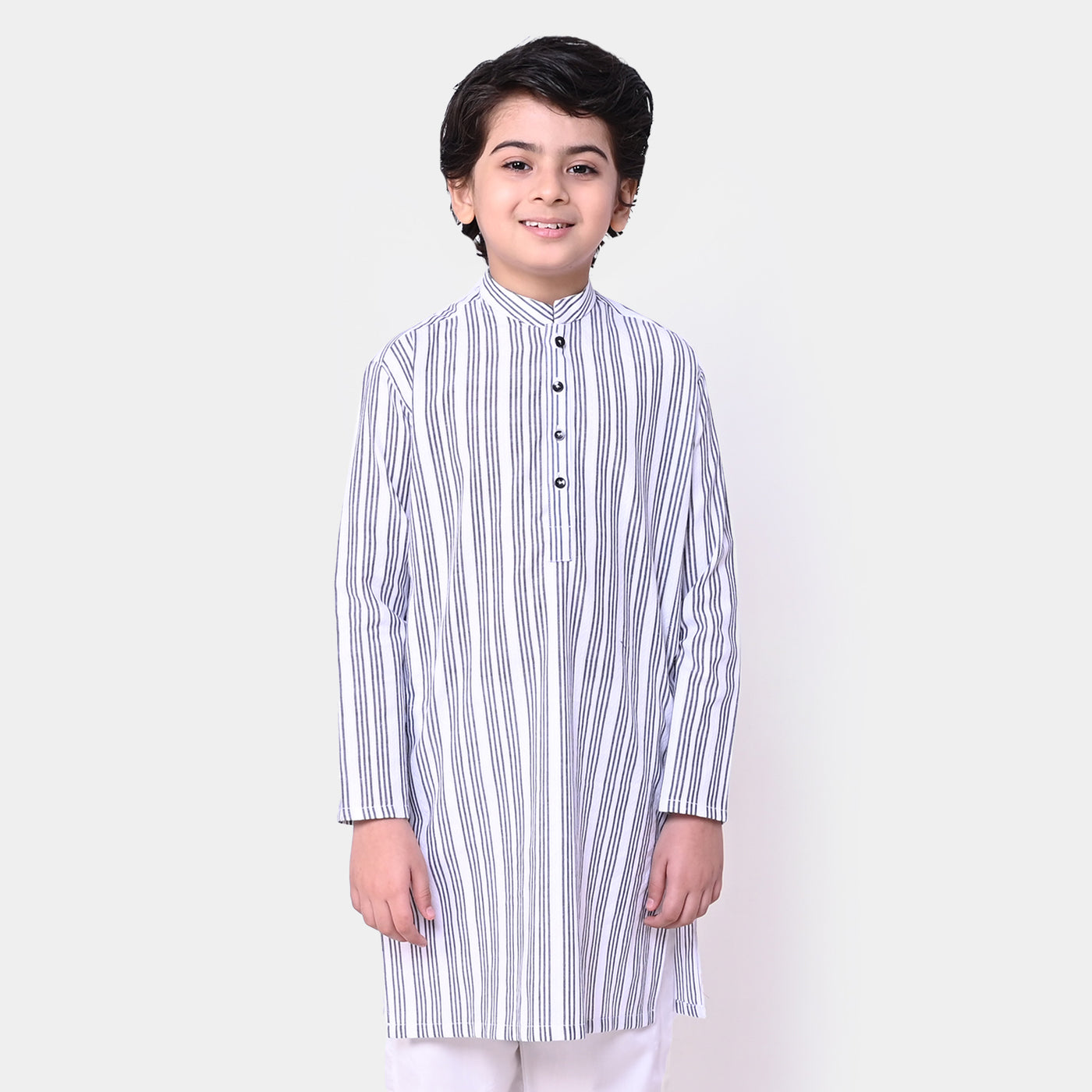 Boys Cotton Basic Kurta  - Multi