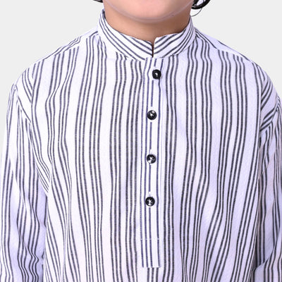 Boys Cotton Basic Kurta  - Multi