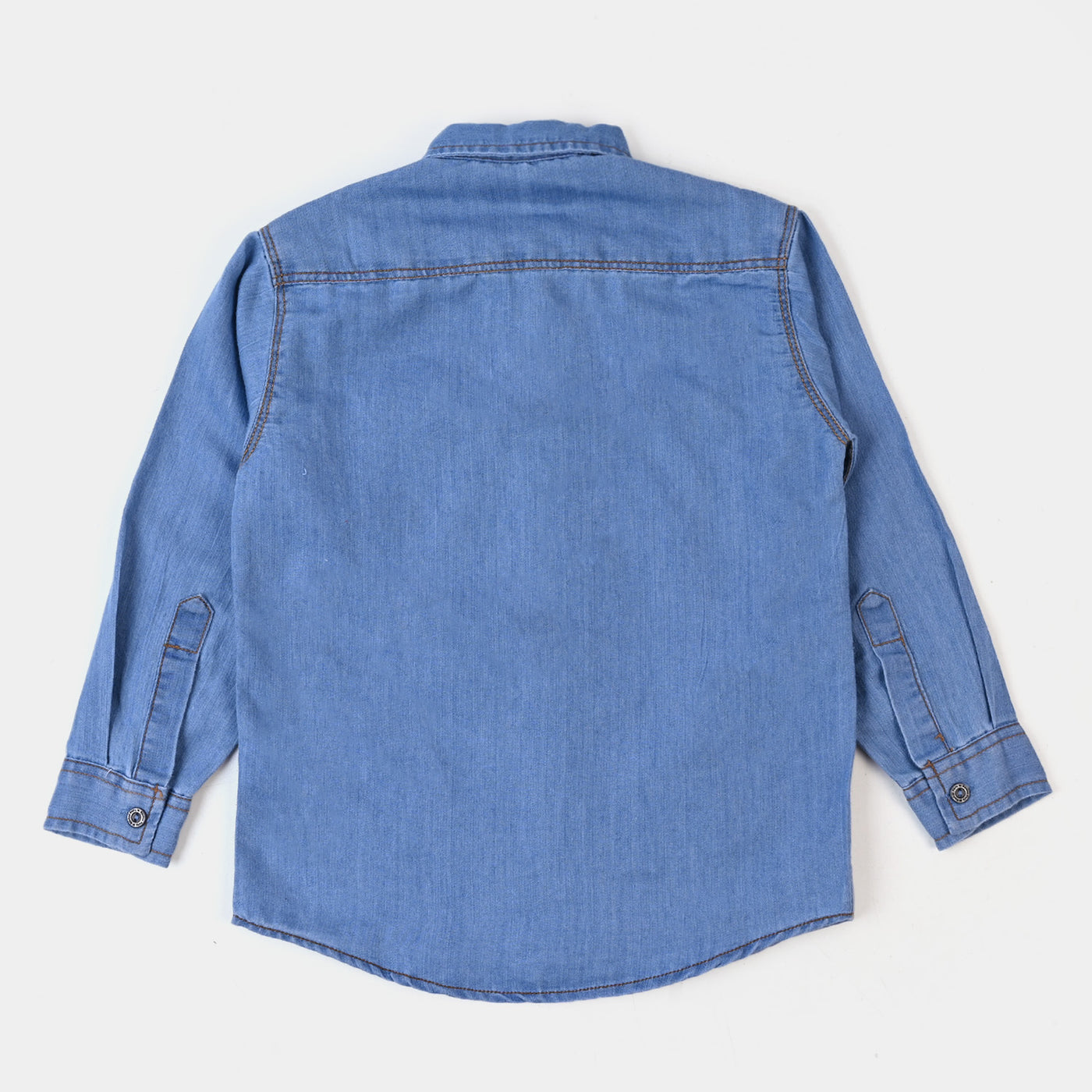 Boys Denim Shirt Dino Club - LIGHT BLUE