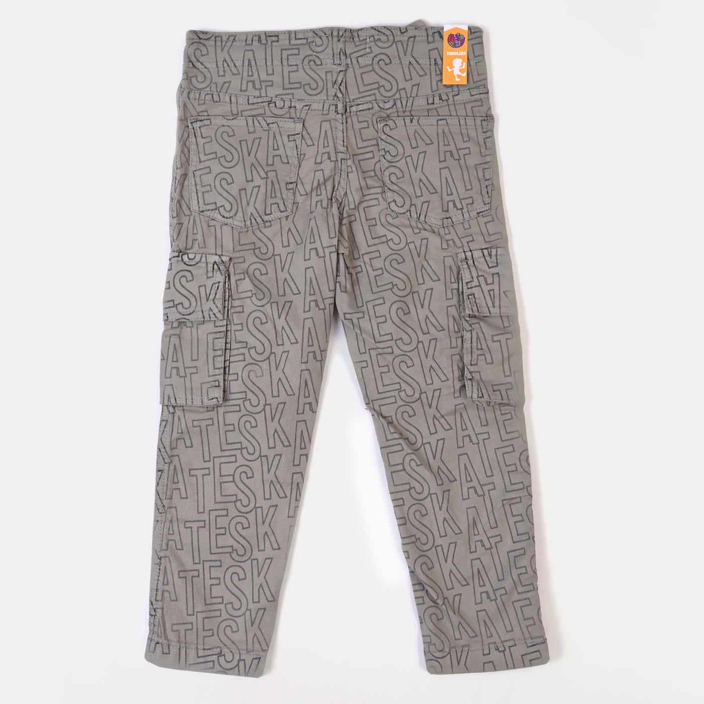 Boys Cotton Pant Skates - Steel Grey