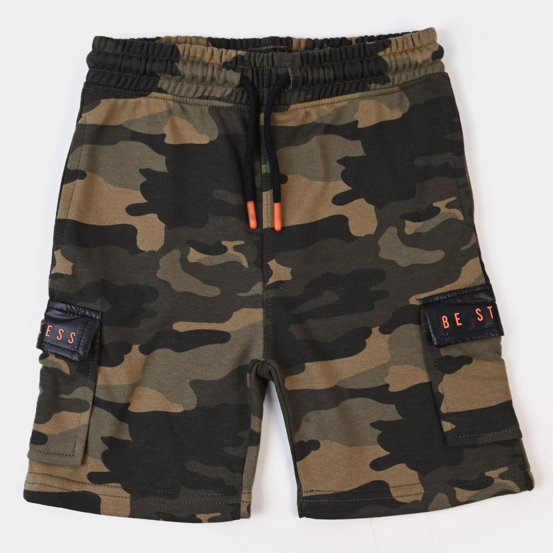 Boys Terry Short Fearless - Camo