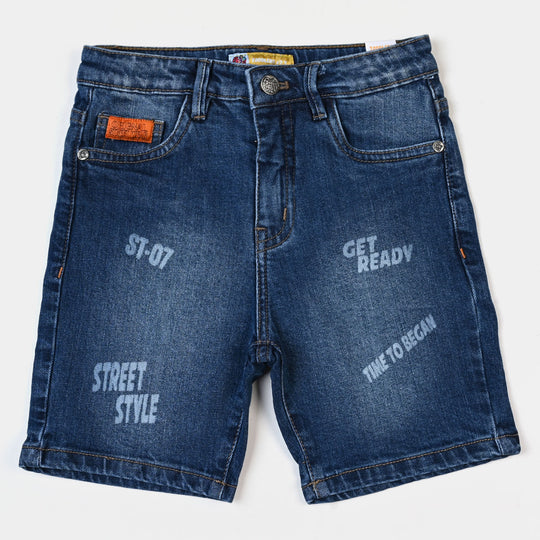 Boys Denim Short - Dark BLUE