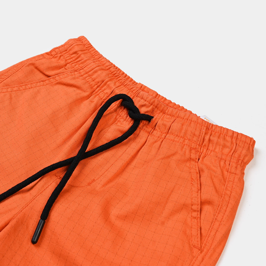 Boys Cotton Short Rip Stop - Orange