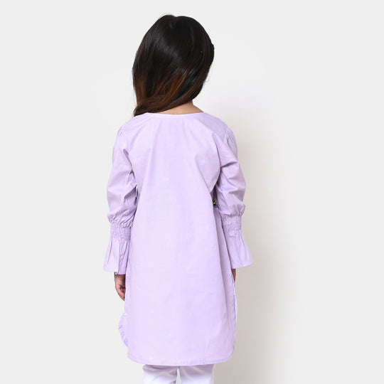 Girls Cotton Embroidered Kurti Honey Bee