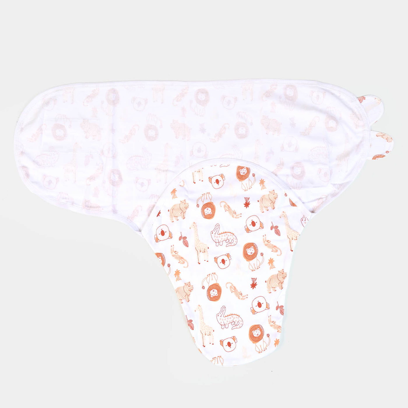 Baby Swaddle Safari - White