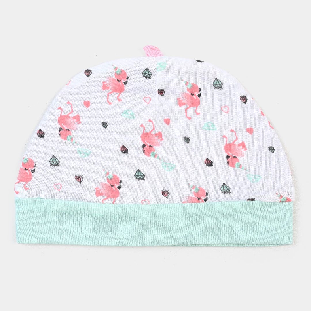 Baby Cap Printed  | 3-6Months