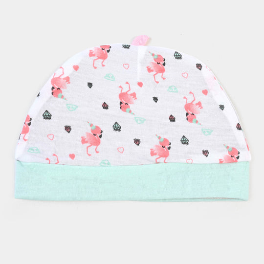 Baby Cap Printed  | 3-6Months