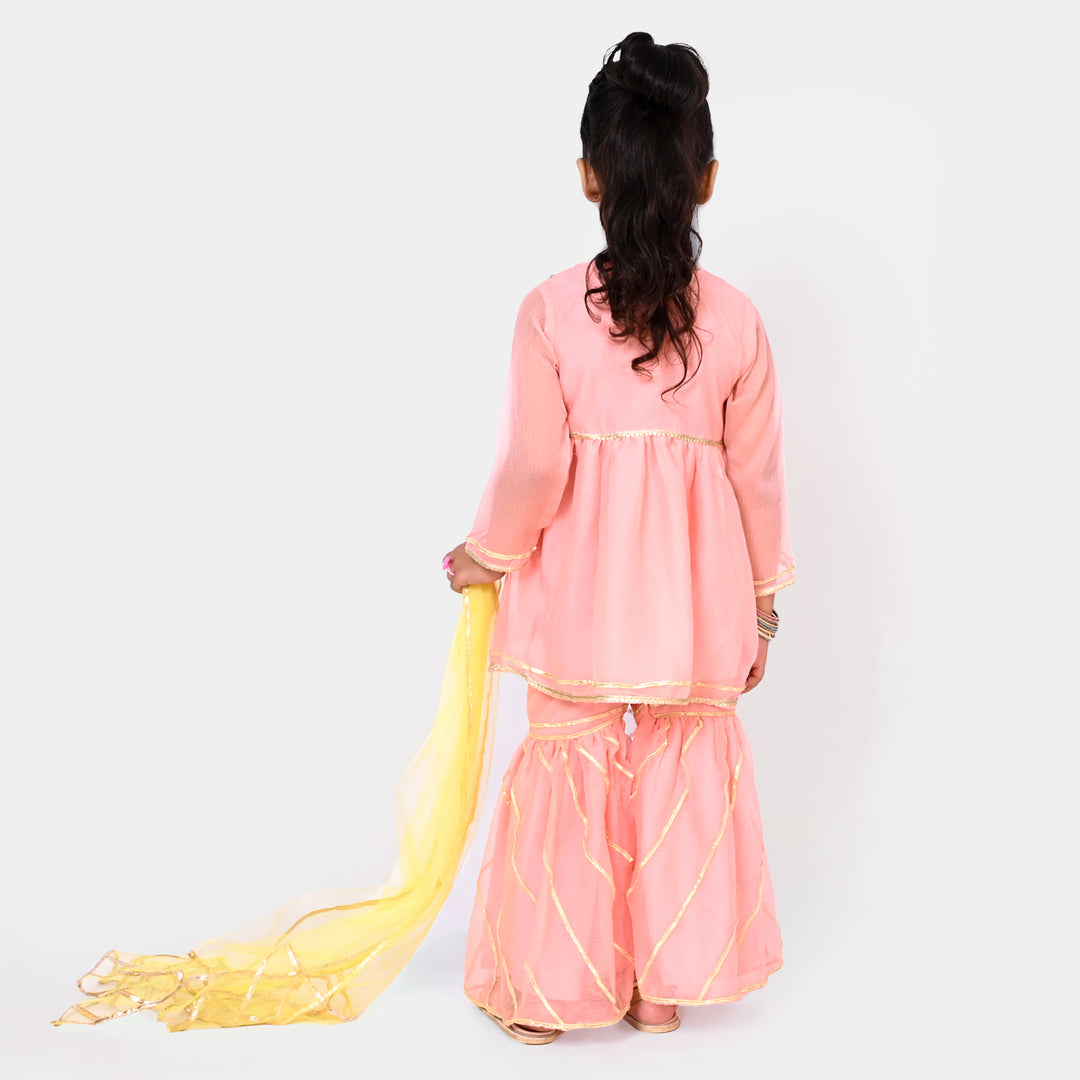 Girls Chiffon 3PCs Suit Bano | Paradise