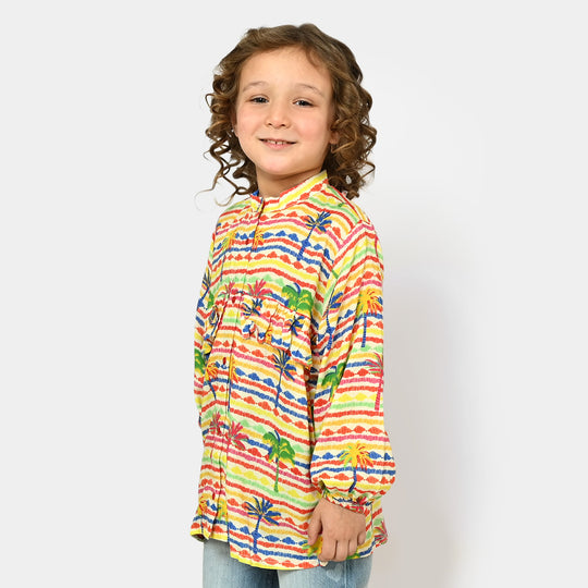 Girls Casual Top - Multi