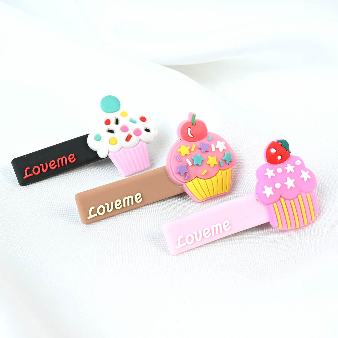 Cute Cupcake Hair Pin/Clip For Girls