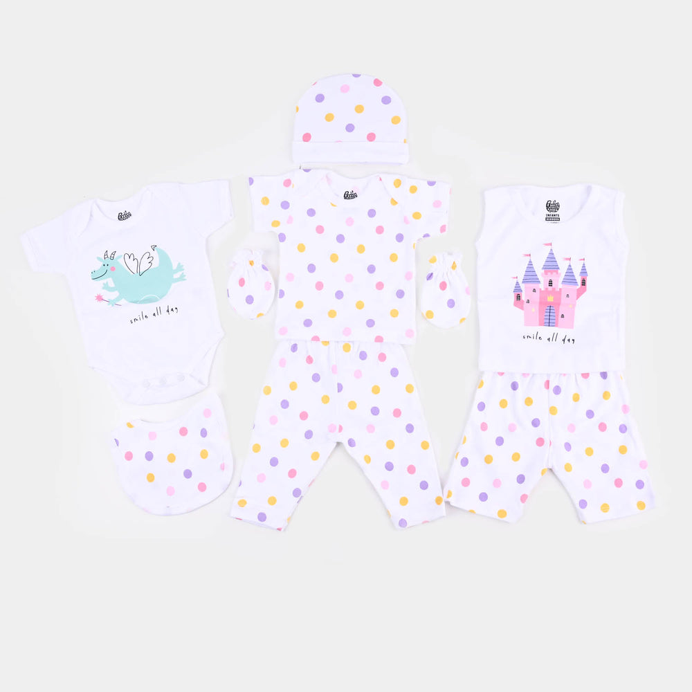 Infant Girls Set 8 Pcs Magical - B.White