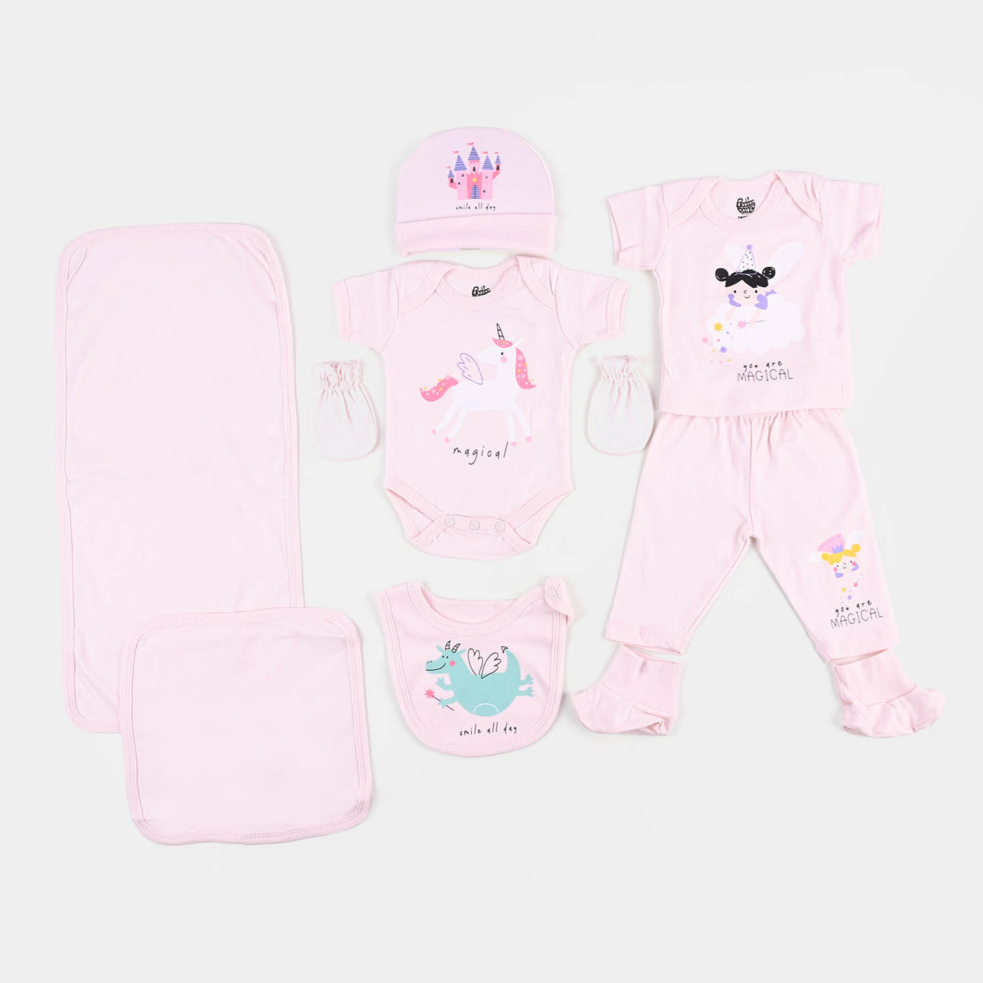 Infant Girls Set 9 Pcs Magical - Carinaria