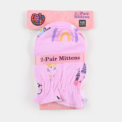 Infant Mittens 2Pcs Magical - Pink