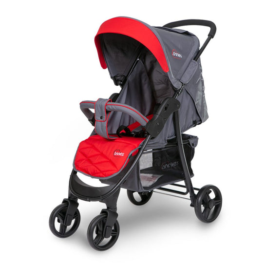 Tinnies Baby Stroller - Red (E03)