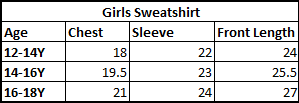 Teens Girls Sweatshirt Floral - Multi