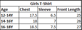 Teens Girls Cotton T-Shirt Princess - Multi