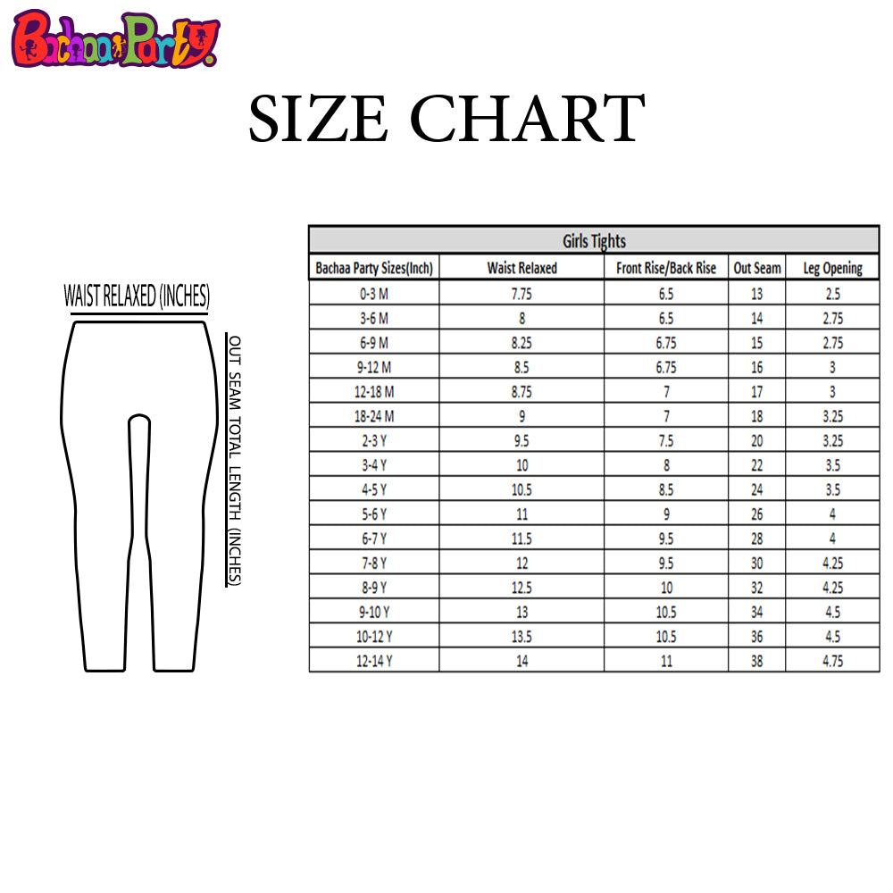Infant Basic Tights For Girls - Sky Blue