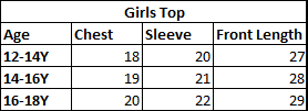 Teens Girls EMB Top African | Yellow