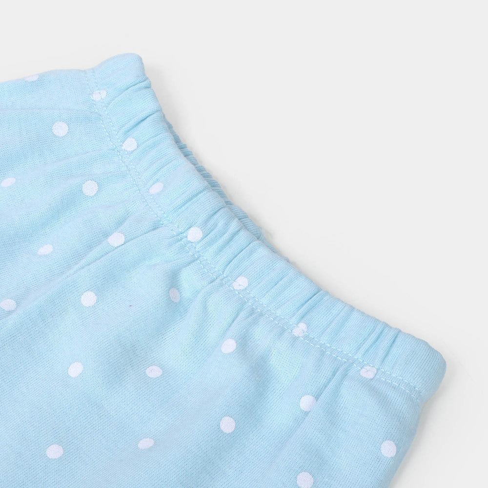 Infant Girls Rib Short 3Pcs Hedge Hugs & Dots