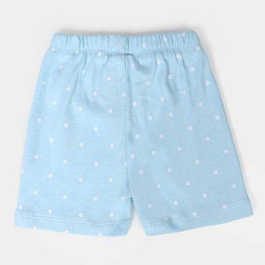 Infant Girls Rib Short 3Pcs Hedge Hugs & Dots