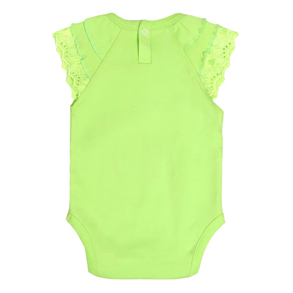 Infant Girls Knitted Romper Ocean - Green