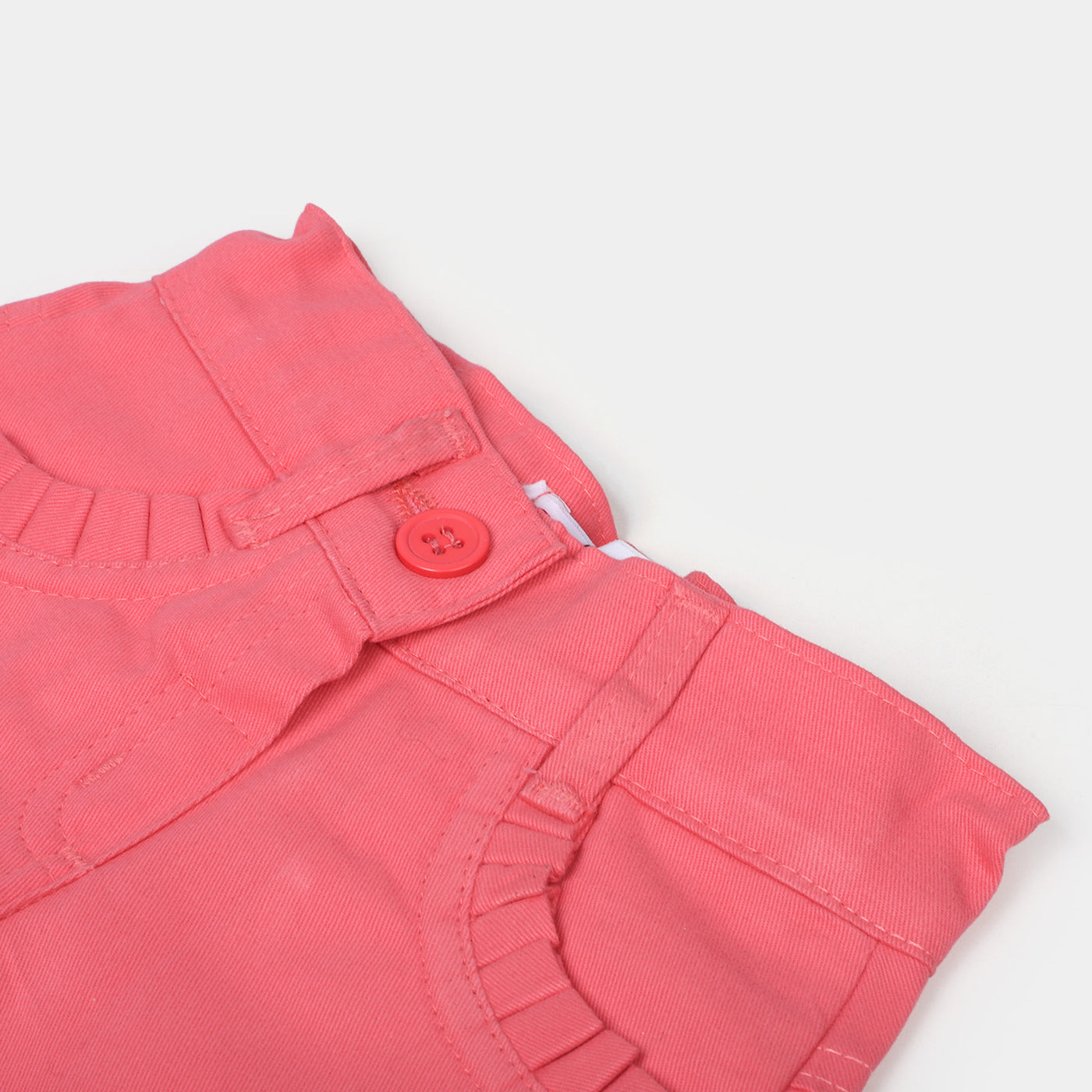 Infant Girls Cotton Short Growing Day By Day - Peach
