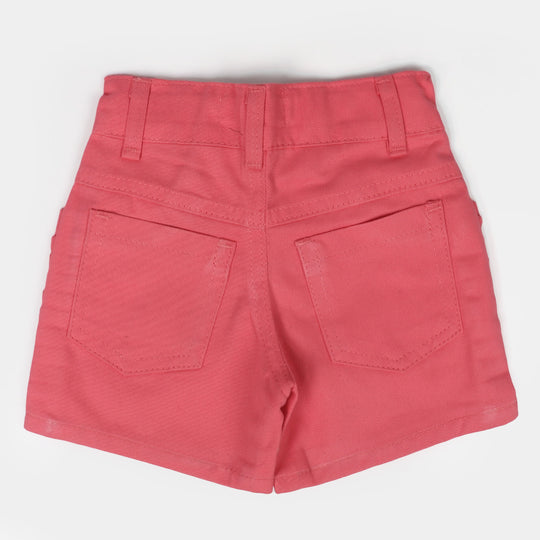 Infant Girls Cotton Short Growing Day By Day - Peach