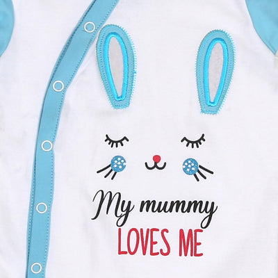Infant Girls Knitted Romper Mummy Loves - White