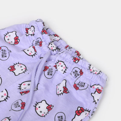Infant Girls Cotton Pyjama Character - Light Purple