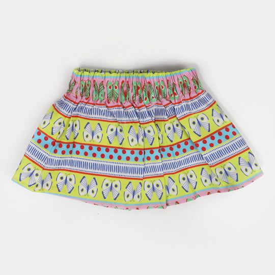 Infant Girls Cotton Casual Skirt - Multi