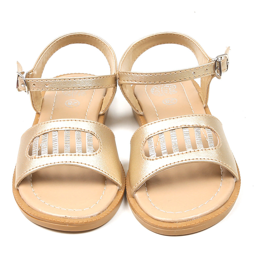 Girls Sandal 909-18 - Golden