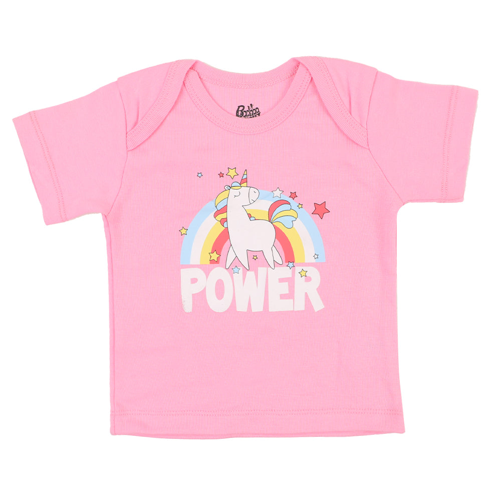 Infant Girls Set 4Pc Power - Pink