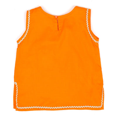 Infants Girls 2Pcs Fancy Narangi - ORANGE